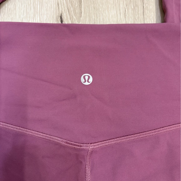 Lululemon align Asia fit leggings size L plum ish color *Rare color* - Picture 6 of 6